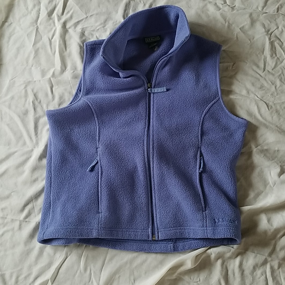 LLBean fleece vest
